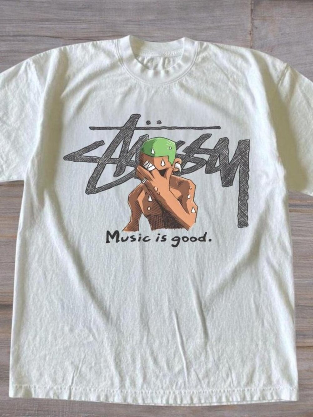 Stussy MusicIsGood T-shirt White